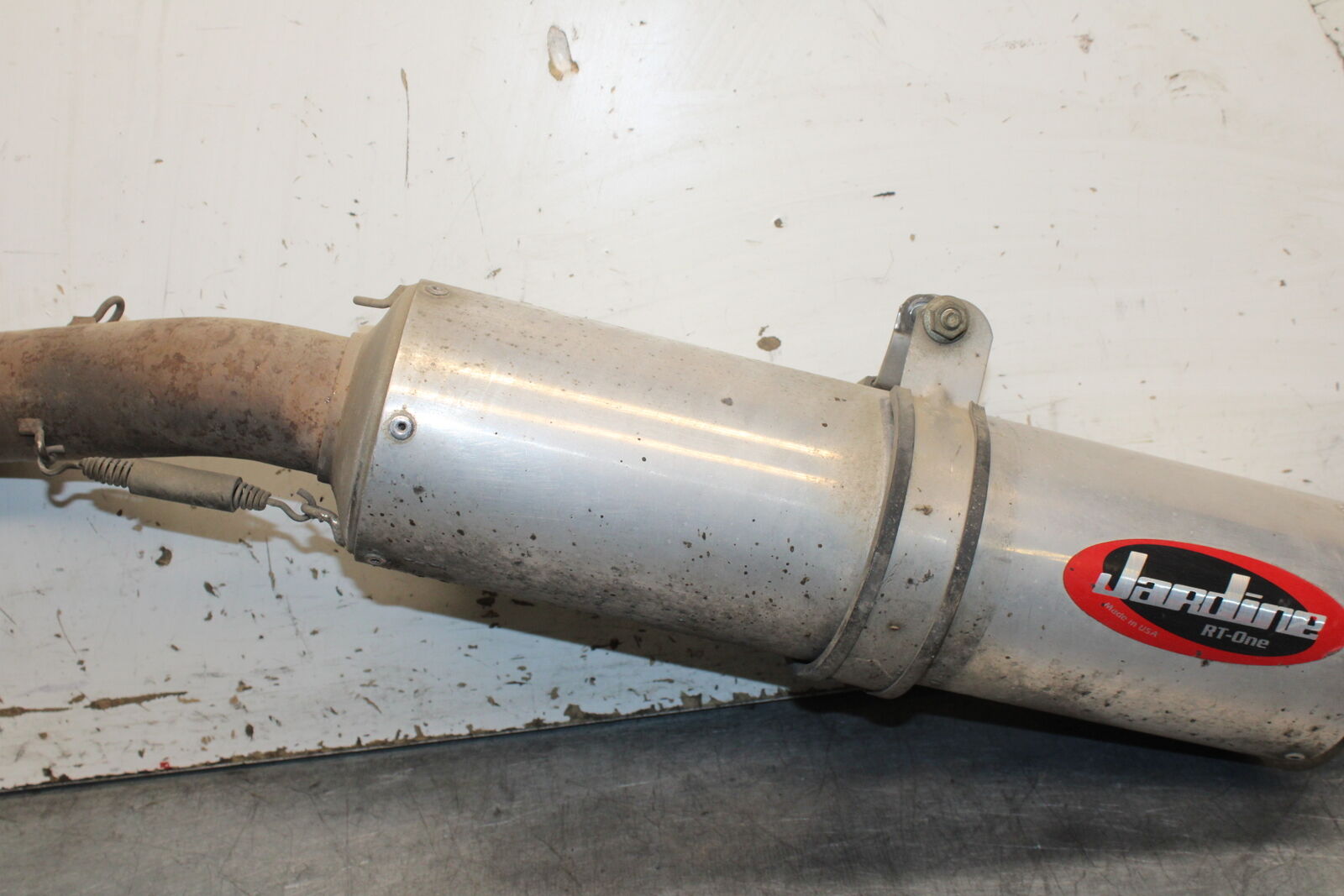 05-06 HONDA CBR600RR AFTERMARKET JARDINE EXHAUST PIPE MUFFLER SLIP ON BB739