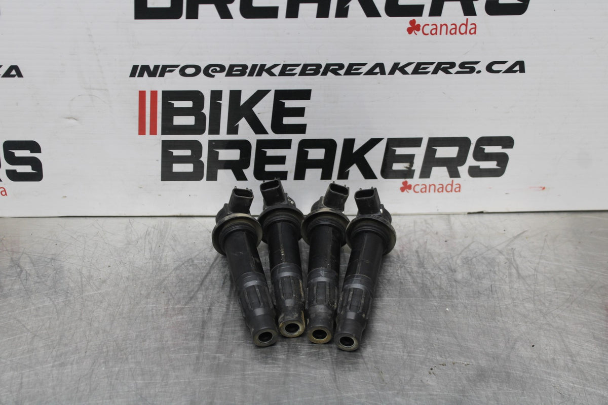 07-08 YAMAHA YZF R1 IGNITION COILS COIL SPARK PLUG CAPS BB771