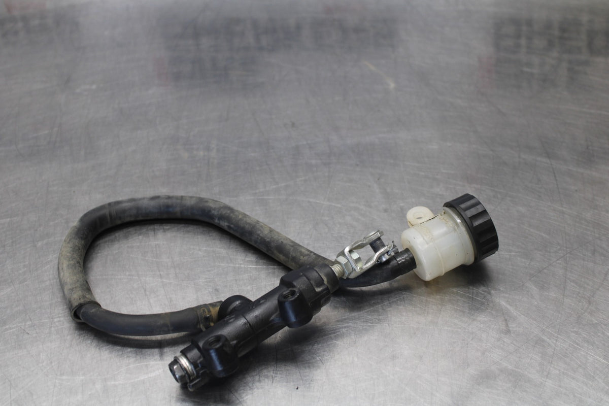 08 KAWASAKI ZX6R REAR BACK BRAKE MASTER CYLINDER W RESERVOIR BB896