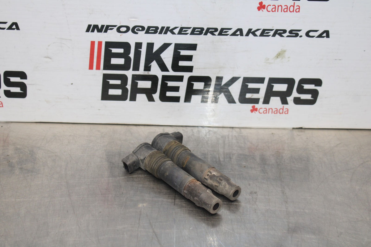 07 KAWASAKI NINJA 650 EX650 IGNITION COILS COIL SPARK PLUG CAPS BB844