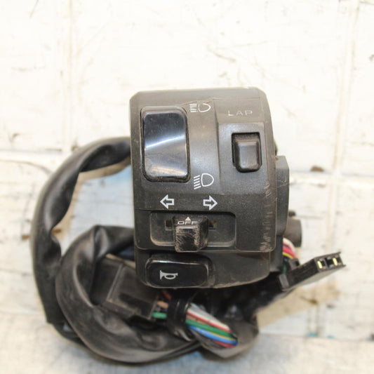 2003 Kawasaki Ninja ZX6RR ZX600K LEFT CLIP ON HANDLE HORN SIGNALS SWITCH BB66
