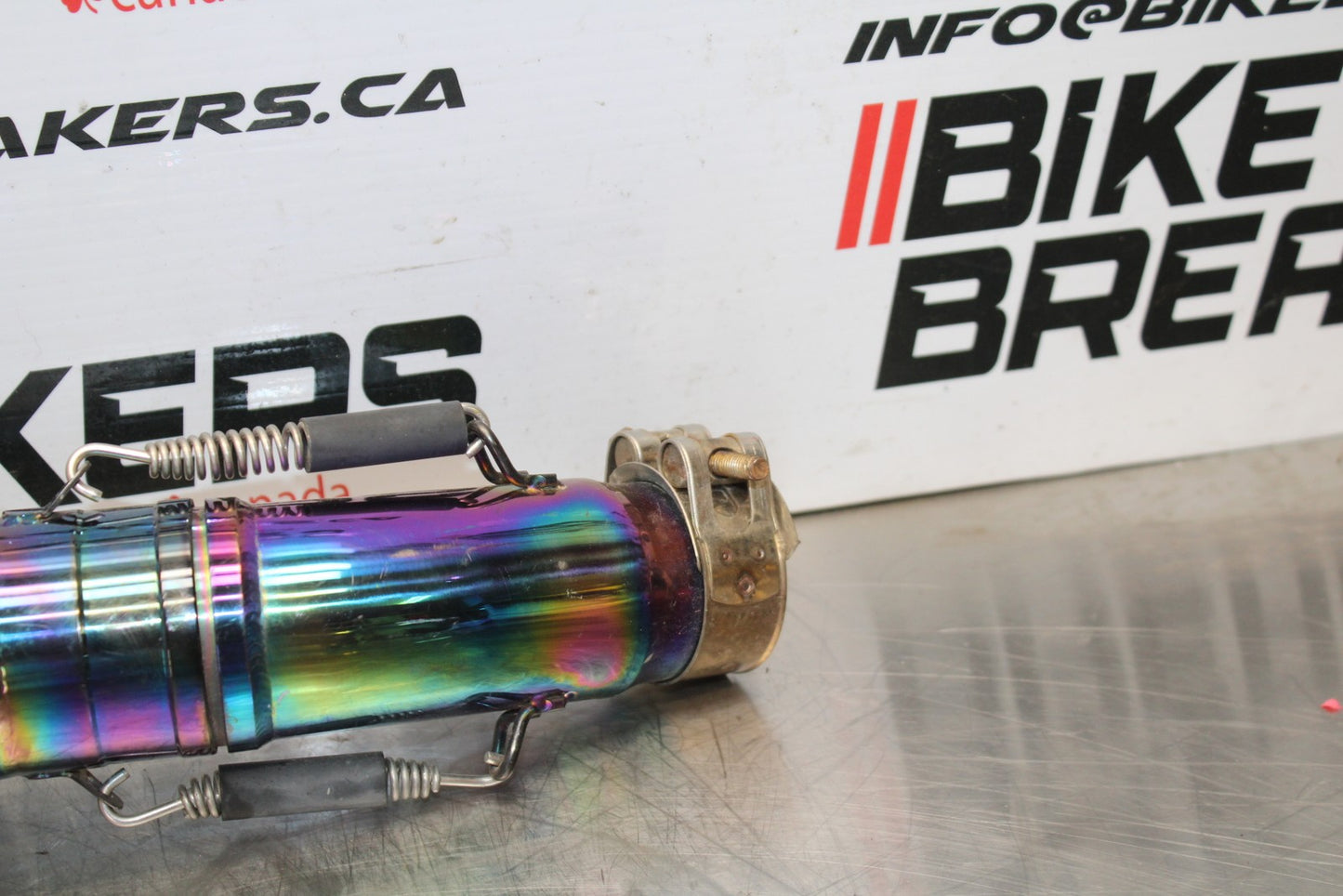 18-23 KAWASAKI NINJA 400 EX400 ABS AFTERMARKET EXHAUST PIPE MUFFLER SLIPON BB177