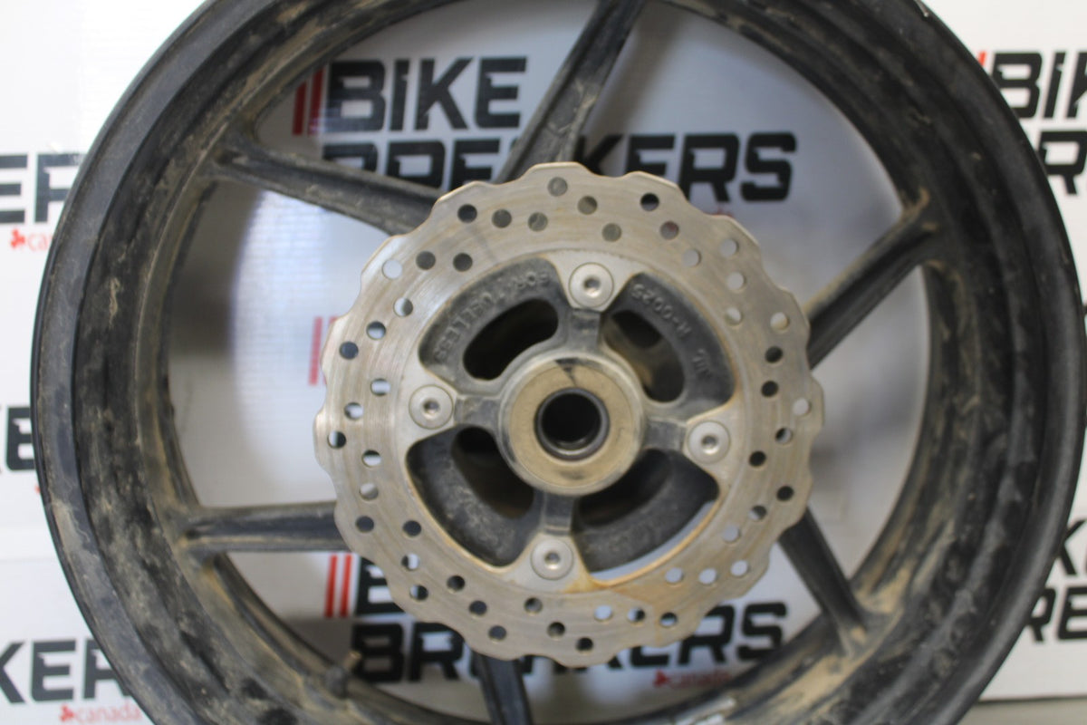 07-08 KAWASAKI NINJA ZX6R REAR WHEEL BACK RIM & ROTOR BB896