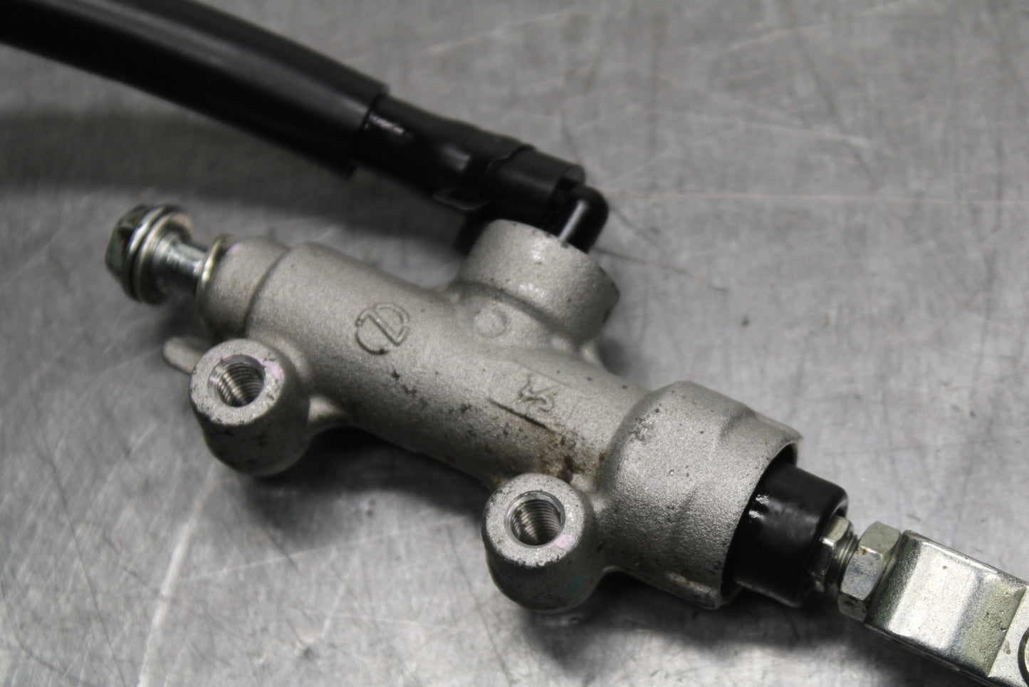 12-17 KAWASAKI NINJA 650 REAR BACK BRAKE MASTER CYLINDER W RESERVOIR BB129