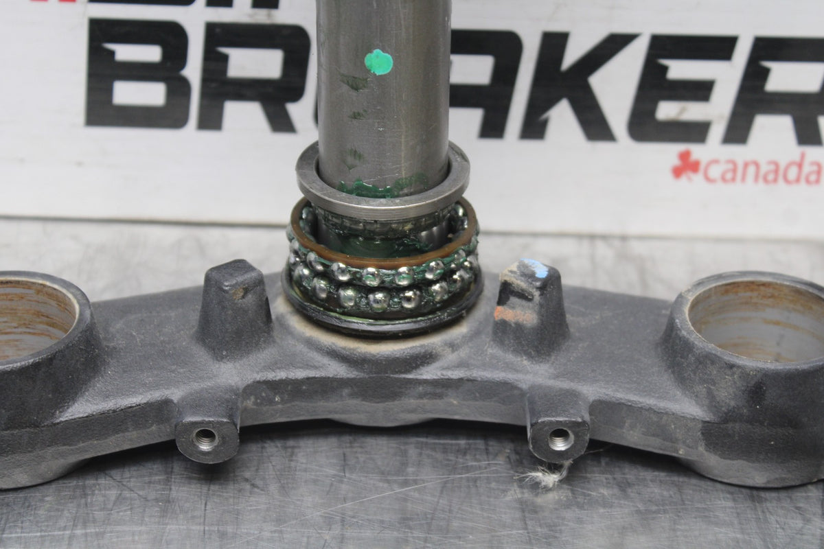 13 KAWASAKI NINJA 650 EX650F ABS FRONT FORKS CLAMP LOWER TRIPLE TREE STEM BB828