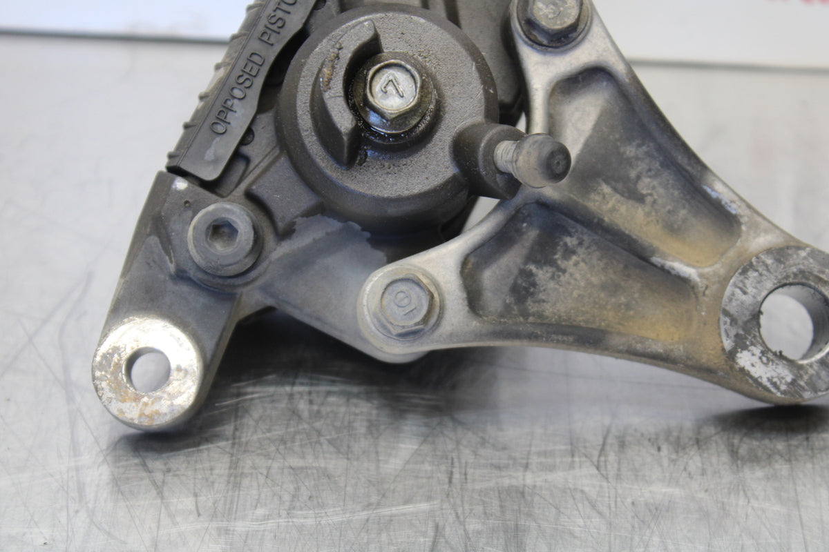 00 SUZUKI SV650 REAR BACK BRAKE CALIPER W MOUNT BRACKET BB156