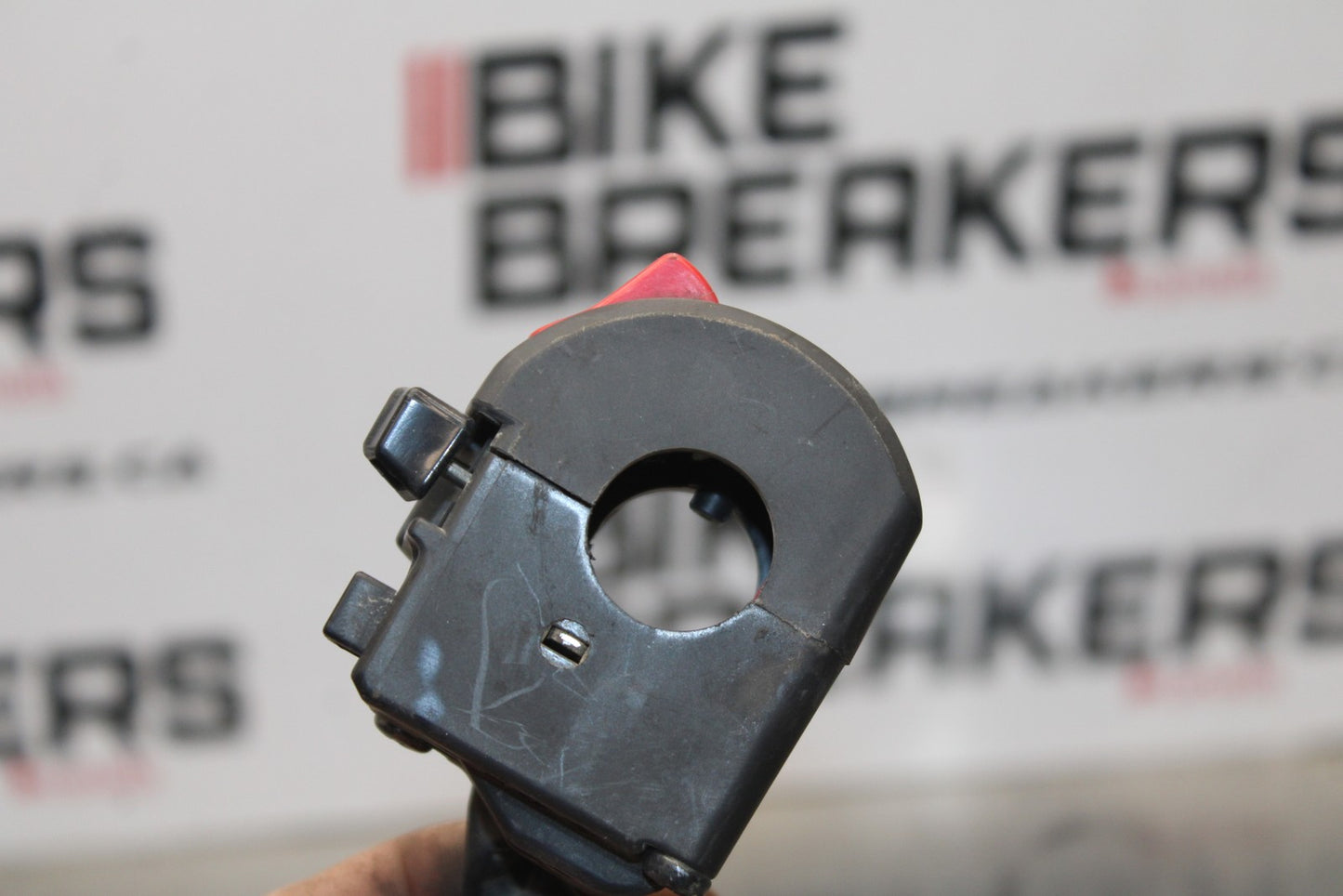 07-08 KAWASAKI NINJA ZX6R RIGHT CLIP ON HANDLE KILL OFF START SWITCH  BB203