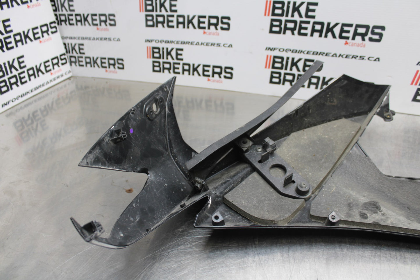 08 KAWASAKI NINJA ZX10R RIGHT LOWER MID UPPER SIDE FAIRING COWL  BB201