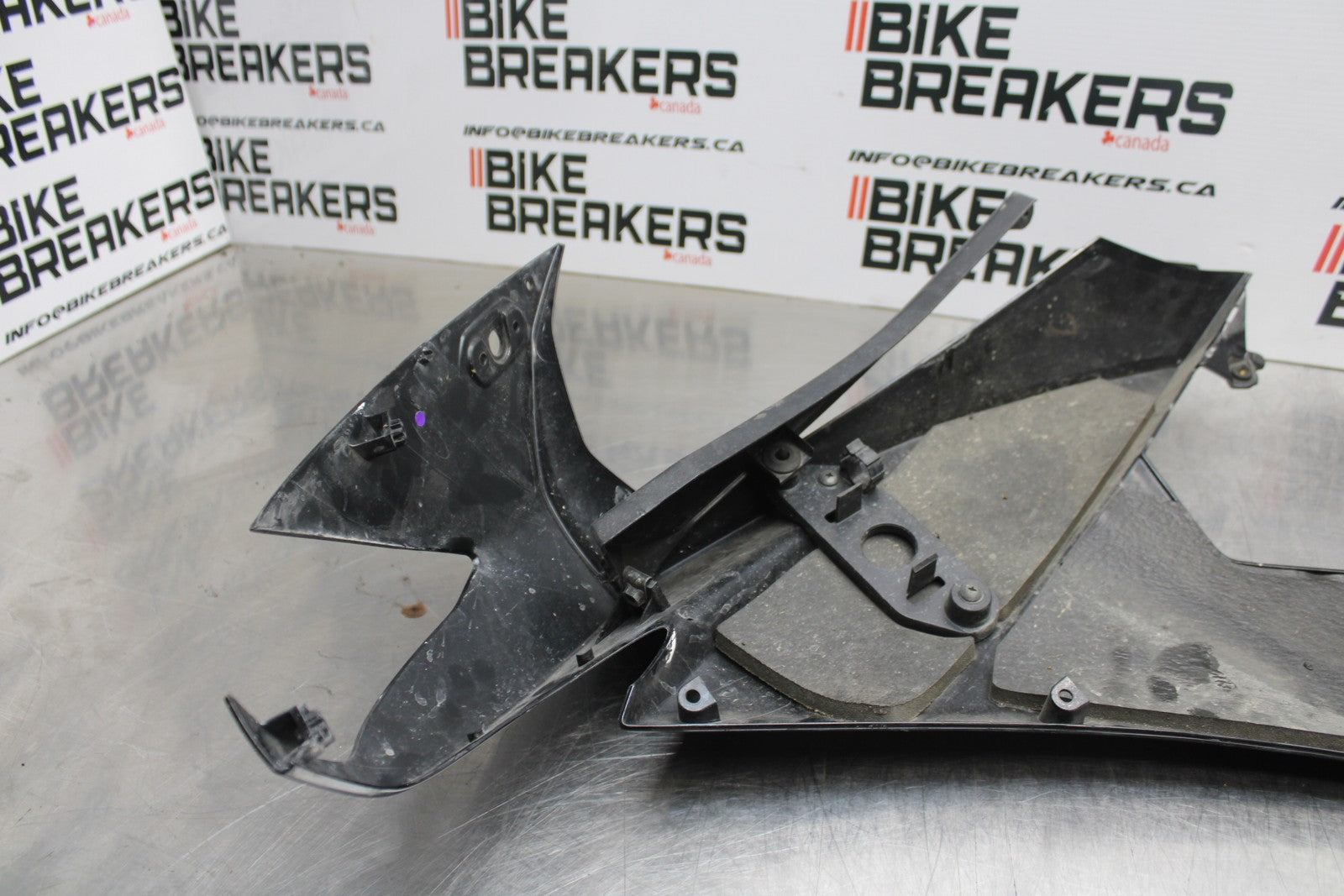 08 KAWASAKI NINJA ZX10R RIGHT LOWER MID UPPER SIDE FAIRING COWL  BB201