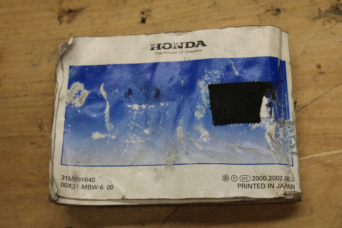 01-06 HONDA CBR600F4I ORIGINAL OWNERS MANUAL BOOK BB314