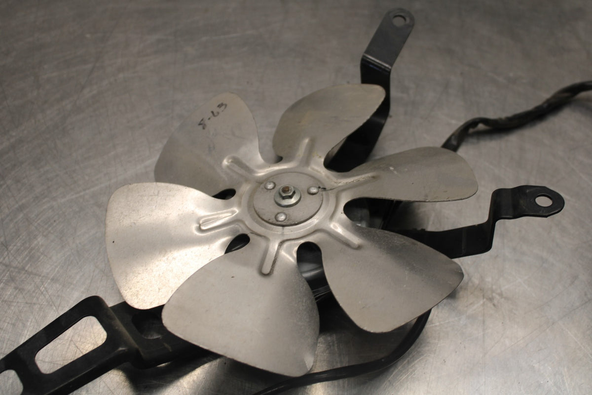 08-09 KAWASAKI NINJA ZX14R ENGINE RADIATOR COOLING FAN SET PAIR BB932