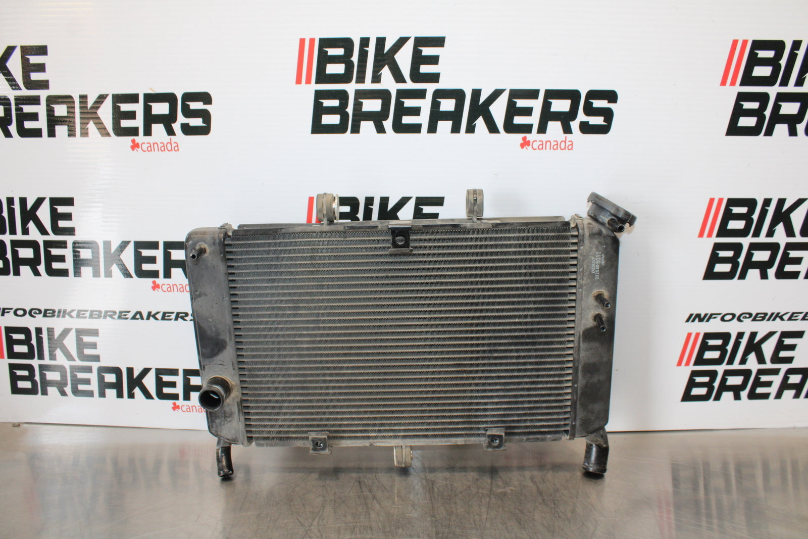 09-15 YAMAHA FZ6R ENGINE RADIATOR MOTOR COOLER COOLING RADIATER BB161
