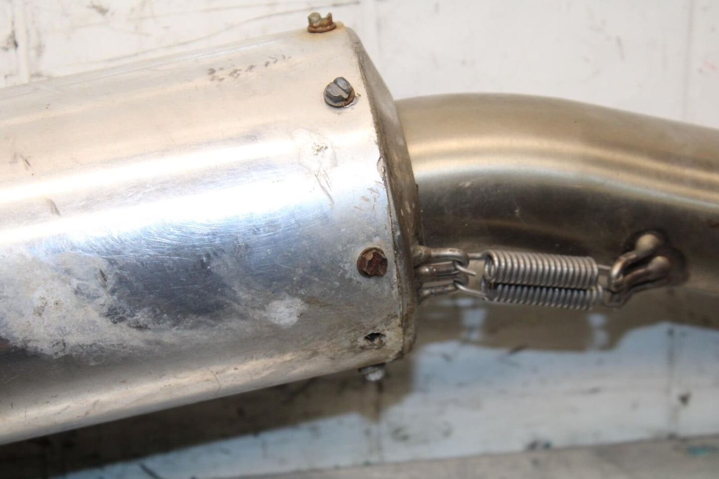 2000 Yamaha YZF R6 FULL EXHAUST SYSTEM HEADERS PIPE MUFFLER BB558