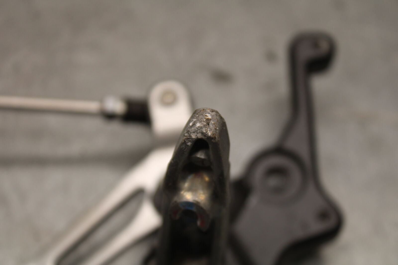 18-23 KAWASAKI NINJA 400 LEFT REARSET REAR SET FOOT PEG W SHIFTER  BB660