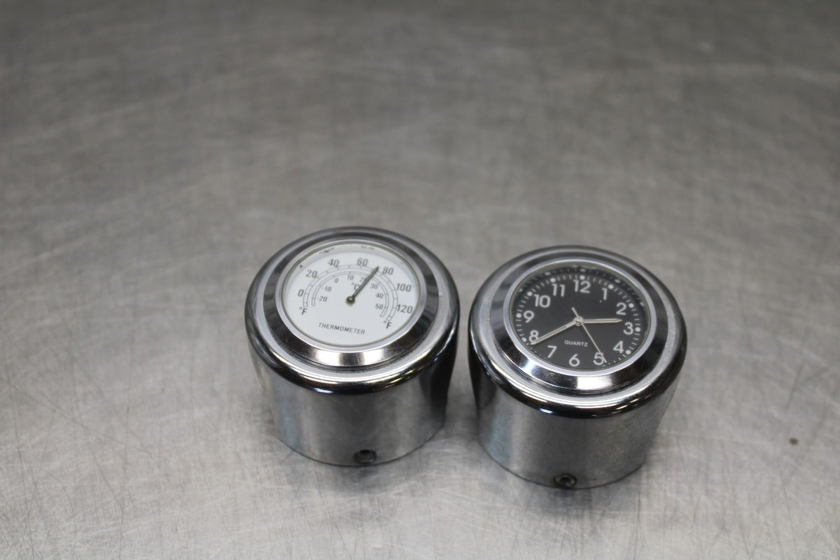 05-09 SUZUKI BOULEVARD C90 CLOCK TEMP GAUGES METER SET PAIR BB918