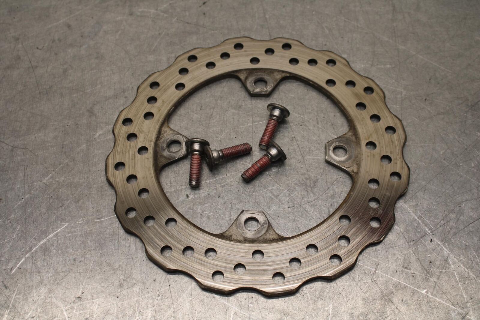 09-12 KAWASAKI NINJA ZX6R REAR ROTOR BACK BRAKE DISC 41080-0040 BB640