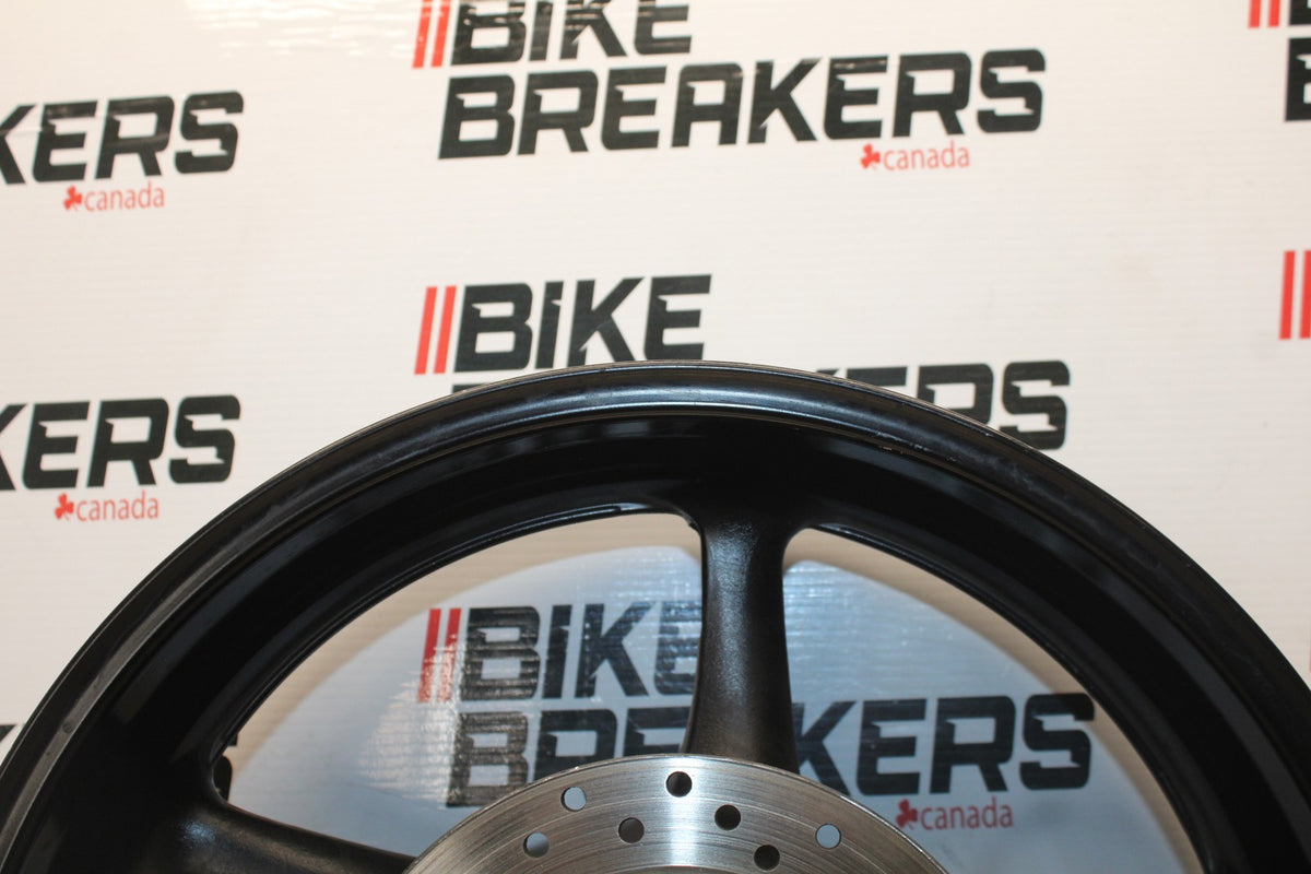 08-16 YAMAHA YZF R6 REAR WHEEL BACK RIM & ROTOR BB929