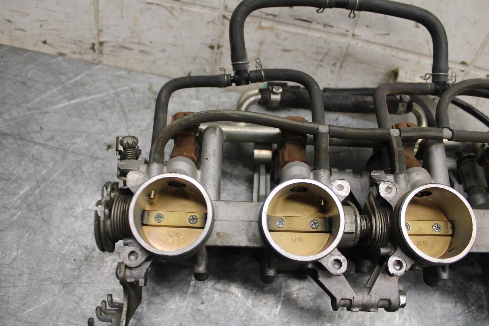 2007 Suzuki GSXR600 MAIN FUEL INJECTORS / THROTTLE BODIES 13405-01H01 BB540