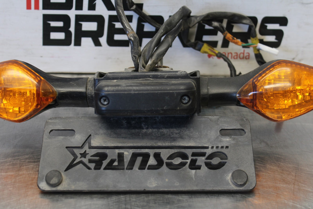 16 HONDA CB500F ABS FENDER ELIMINATOR PLATE BRACKET & LIGHTS BB930