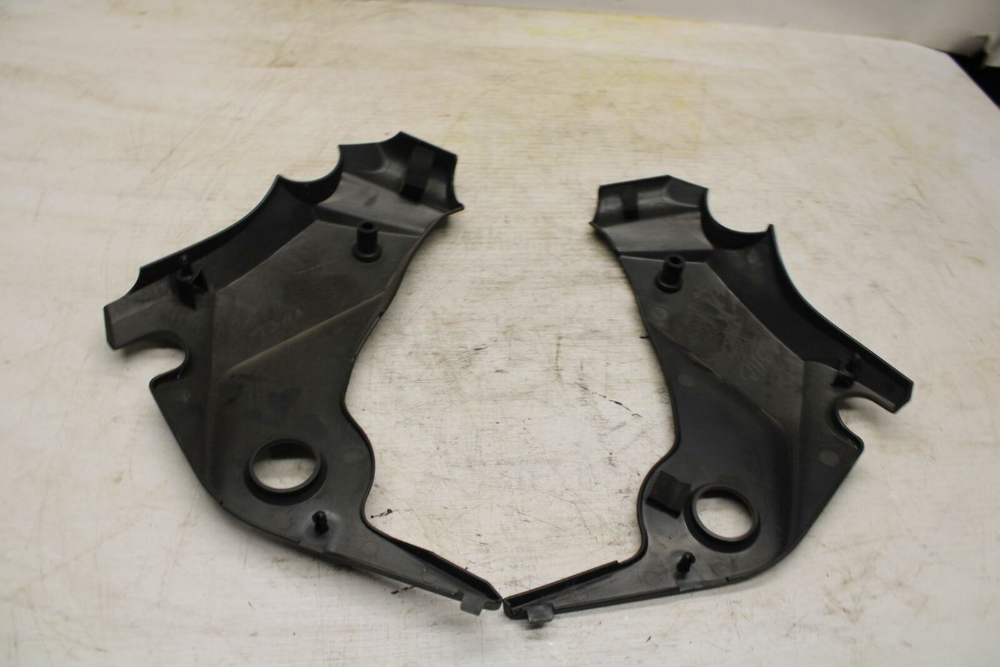 11-12 KAWASAKI NINJA 400 EX400 C RIGHT LEFT FRAME MID SIDE COVERS COWLS  BB358
