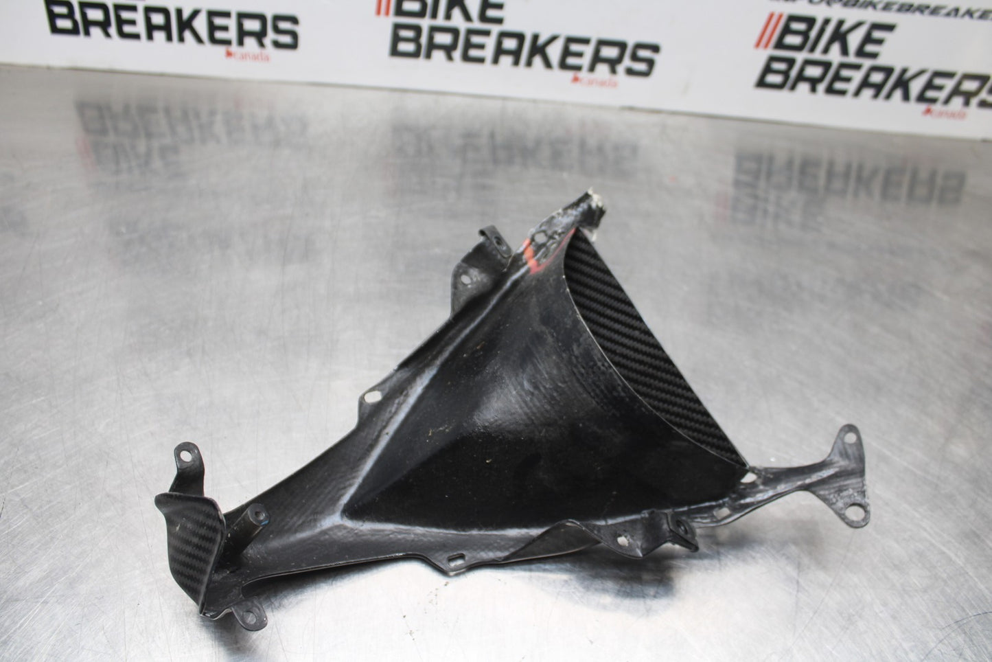 08 KAWASAKI NINJA ZX10R CB - CARBON FIBER FRONT CENTER COWL FAIRING BB201