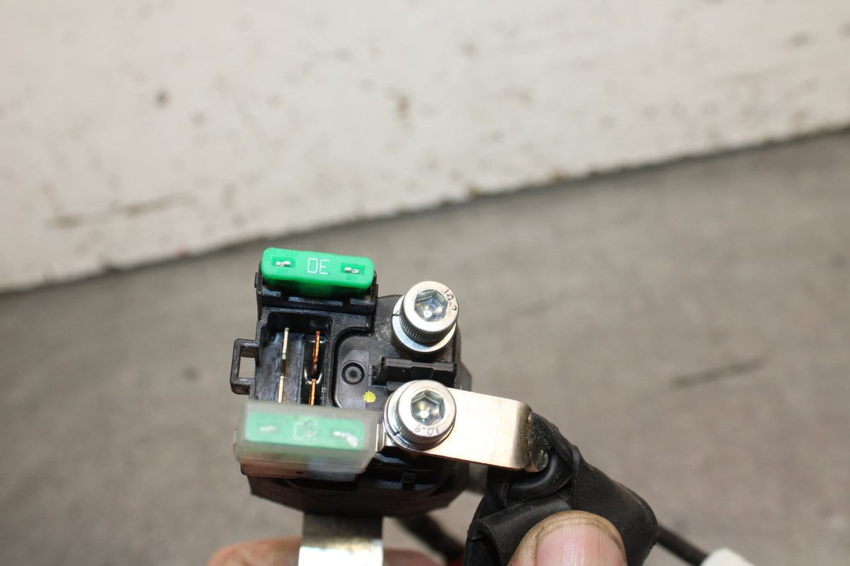 24 KAWASAKI NINJA 500 ABS ENGINE STARTER RELAY STARTING MOTOR SWITCH BB744