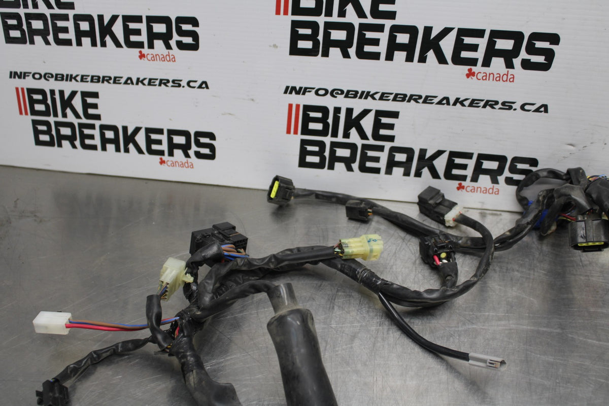 08-16 YAMAHA YZF R6 MAIN ENGINE WIRING HARNESS MOTOR WIRE LOOM BB856