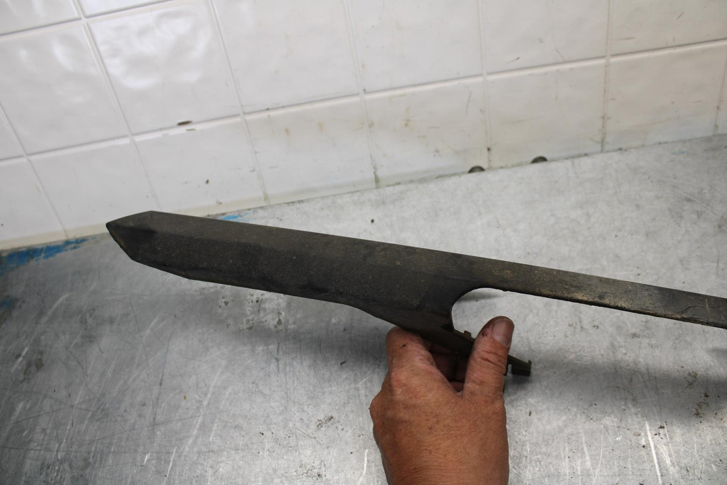 06-07 KAWASAKI NINJA ZX14R REAR BACK DRIVE CHAIN GUARD COVER SHIELD BB433