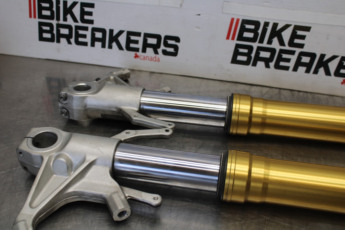 16 APRILIA TUONO V4 1100 FRONT FORKS SHOCK SUSPENSION SET PAIR BB905