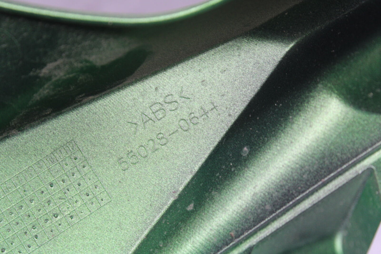 18-23 KAWASAKI NINJA 400 EX400 ABS RIGHT MID UPPER SIDE FAIRING COWL BB747