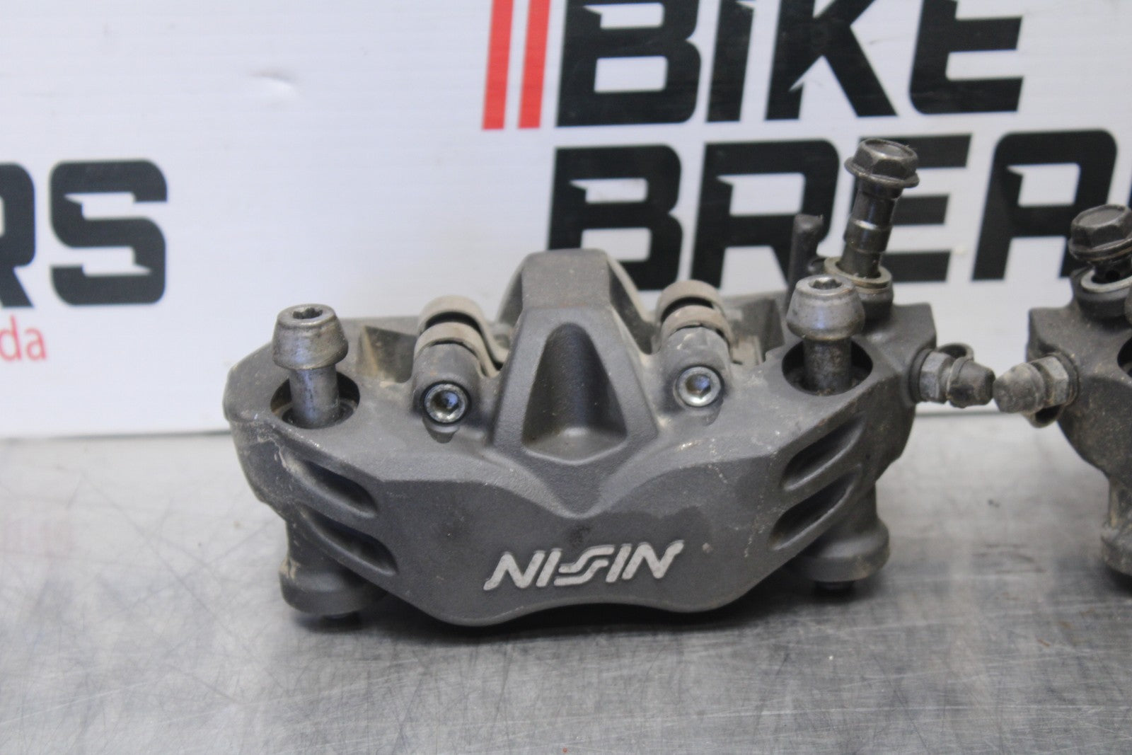 07-08 KAWASAKI NINJA ZX6R RIGHT LEFT FRONT BRAKE CALIPER SET PAIR CALIPERS BB203