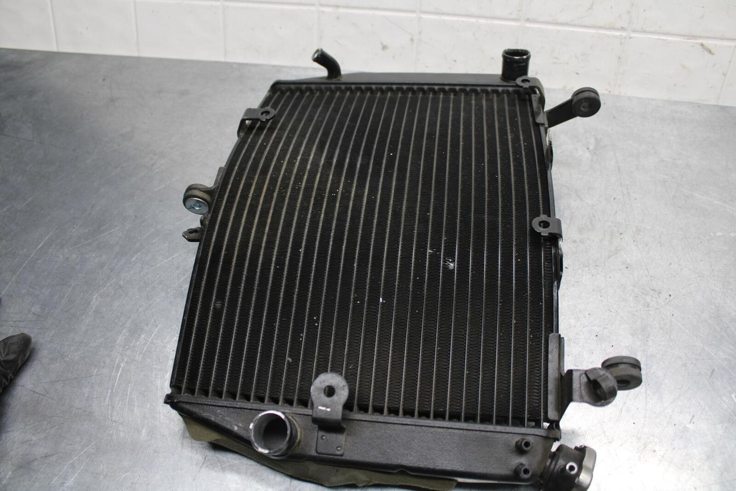 2007 Yamaha YZF R6S ENGINE RADIATOR MOTOR COOLER COOLING  BB594