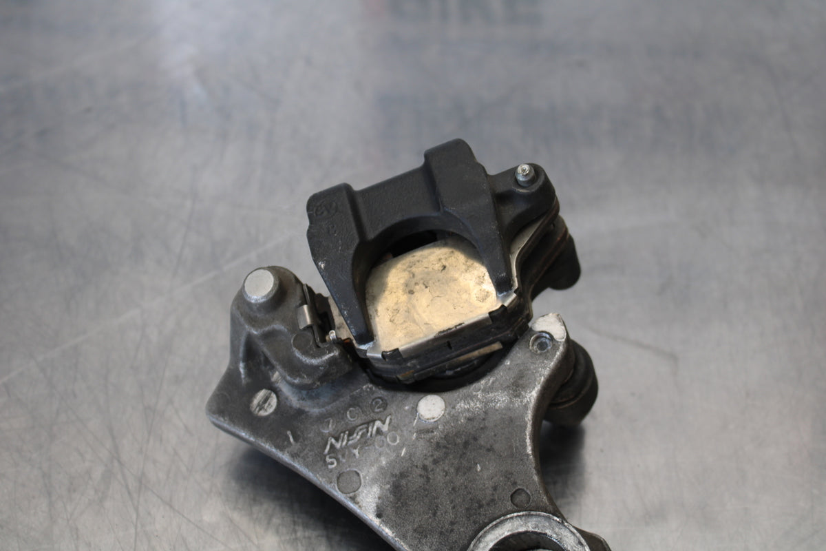 07-08 YAMAHA YZF R1 REAR BACK BRAKE CALIPER W MOUNT BRACKET BB160