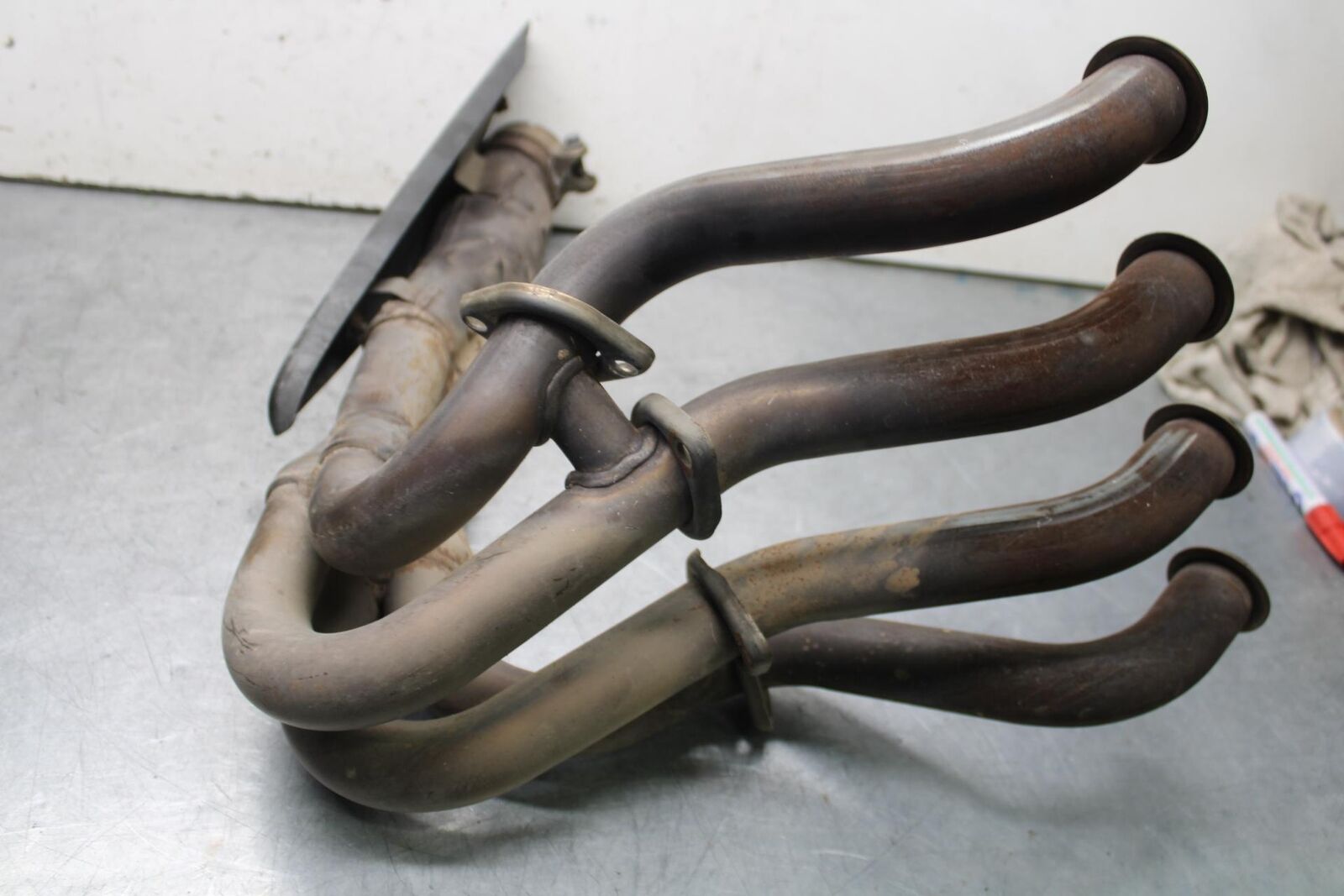 09-12 KAWASAKI NINJA ZX6R EXHAUST HEADER PIPES MANIFOLD 92015-1402 BB640