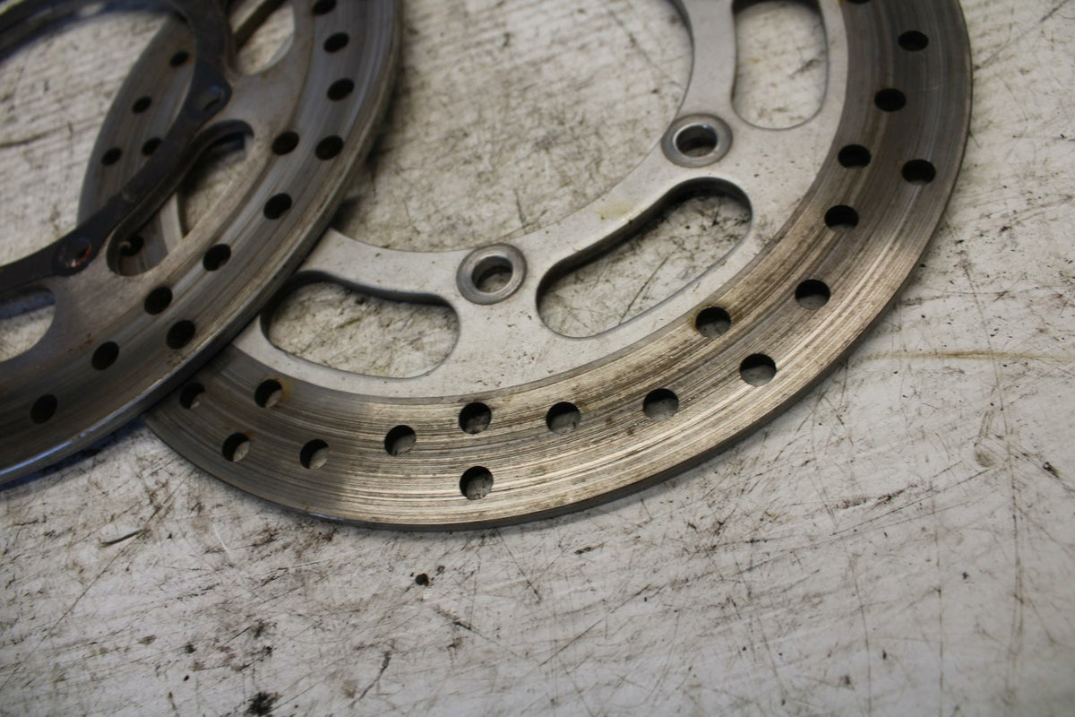 01 KAWASAKI VULCAN 1500 FRONT LEFT RIGHT BRAKE ROTORS DISCS BB301