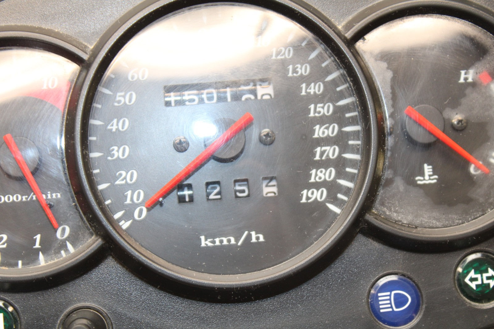 08-18 KAWASAKI KLR650 SPEEDO GAUGES DISPLAY CLUSTER SPEEDOMETER TACHOMETER BB183