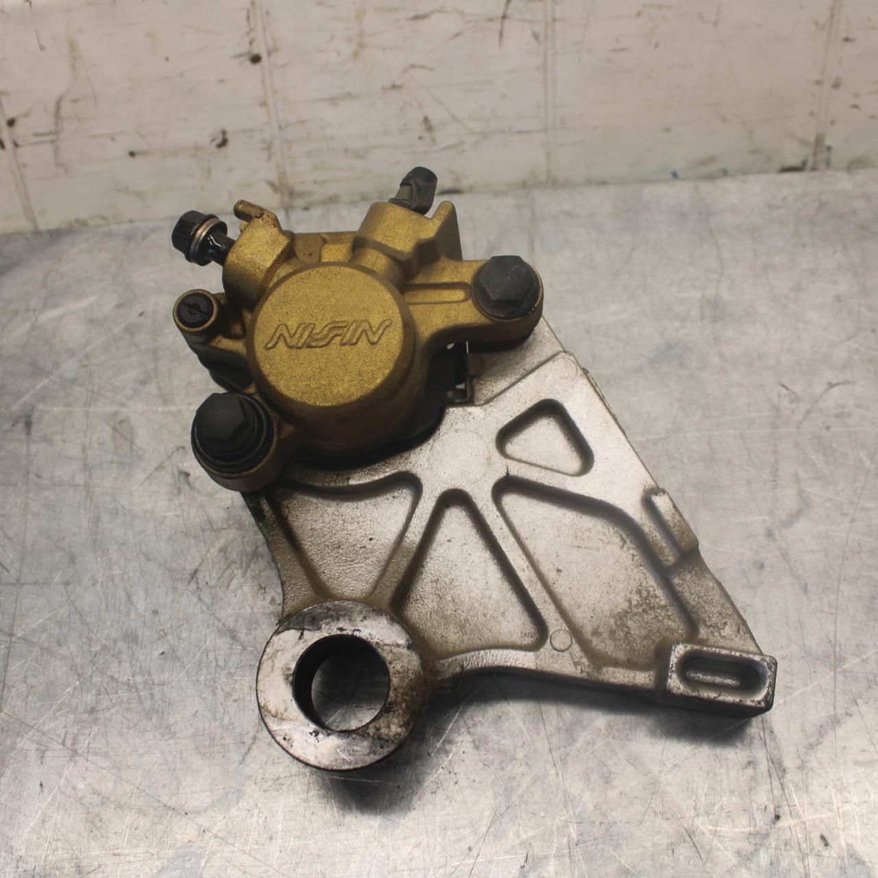 00-01 HONDA RVT1000R SP1 RC51 REAR BACK BRAKE CALIPER W MOUNT BRACKET BB461
