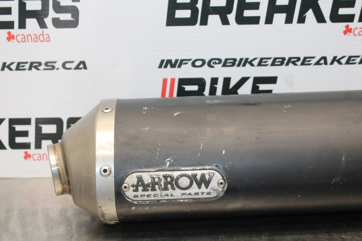 09-10 KAWASAKI ER-6N ARROW EXHAUST PIPE MUFFLER SLIP ON CAN SILENCER BB205