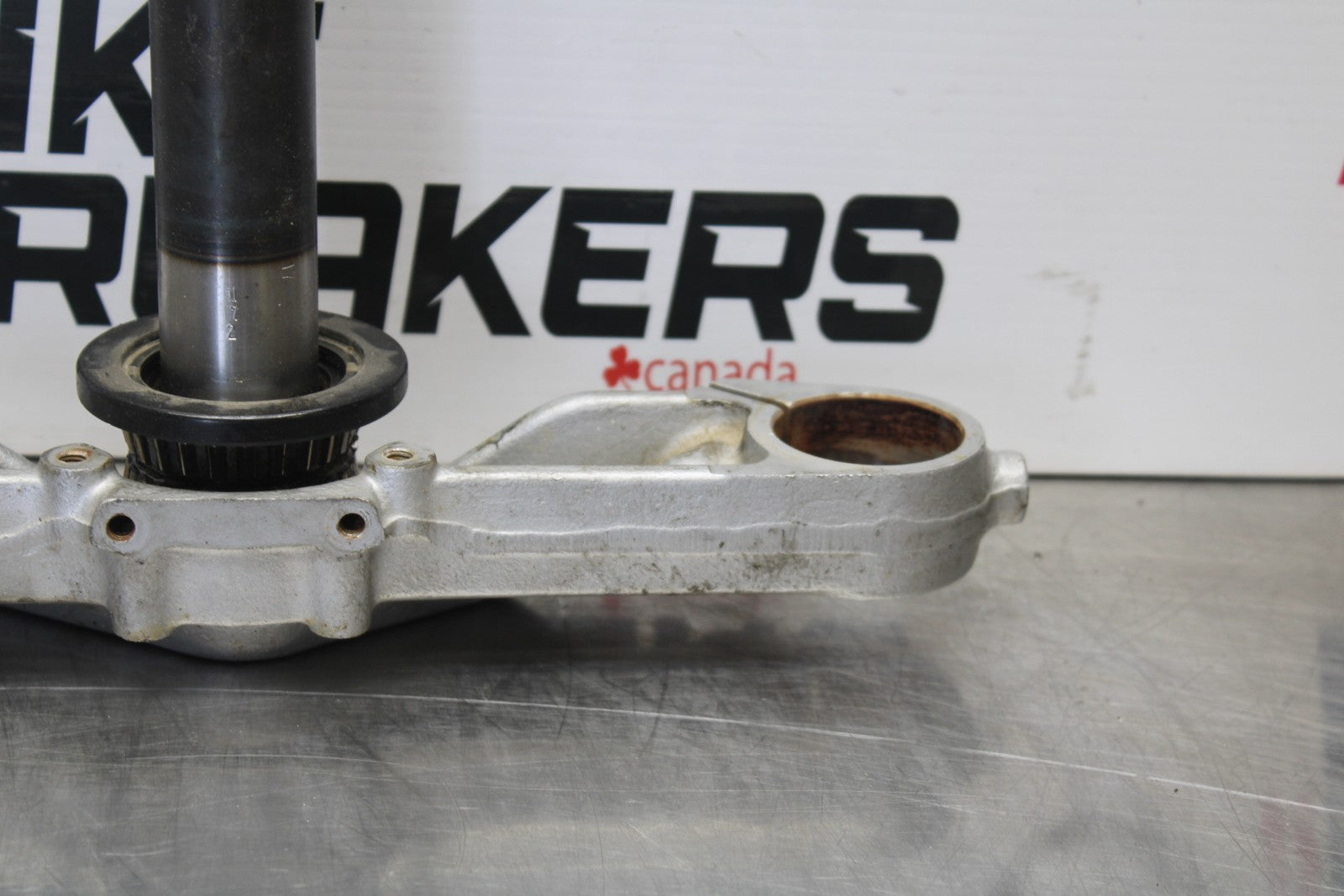 03-08 KAWASAKI VULCAN 1600 FRONT FORKS CLAMP LOWER TRIPLE TREE STEM BB196