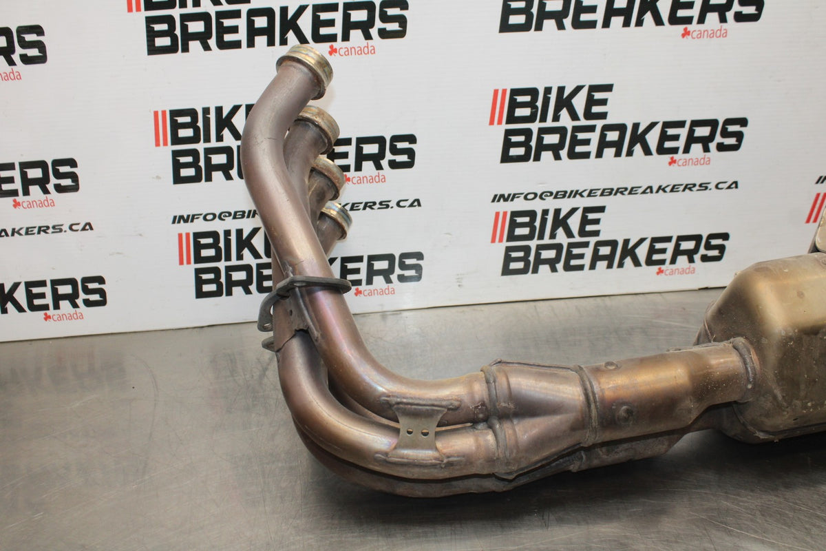 08-16 YAMAHA YZF R6 EXHAUST HEADER PIPES MANIFOLD BB856