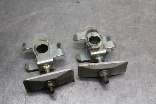 03 SUZUKI SV650S SWINGARM CHAIN TENSIONER ADJUSTMENT BRACKETS  BB130