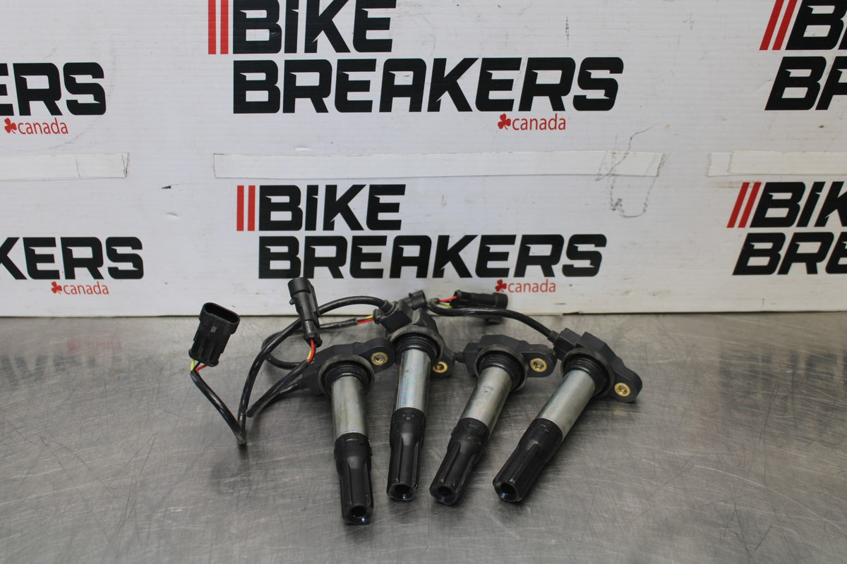 16 APRILIA TUONO V4 1100 IGNITION COILS COIL SPARK PLUG CAPS BB905