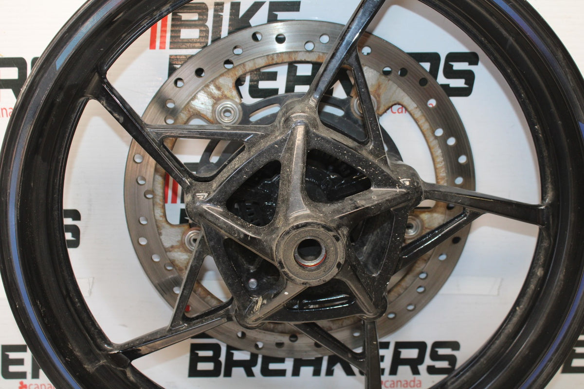 24-25 KAWASAKI NINJA 500 ABS FRONT WHEEL FRONT RIM & ROTOR BB899