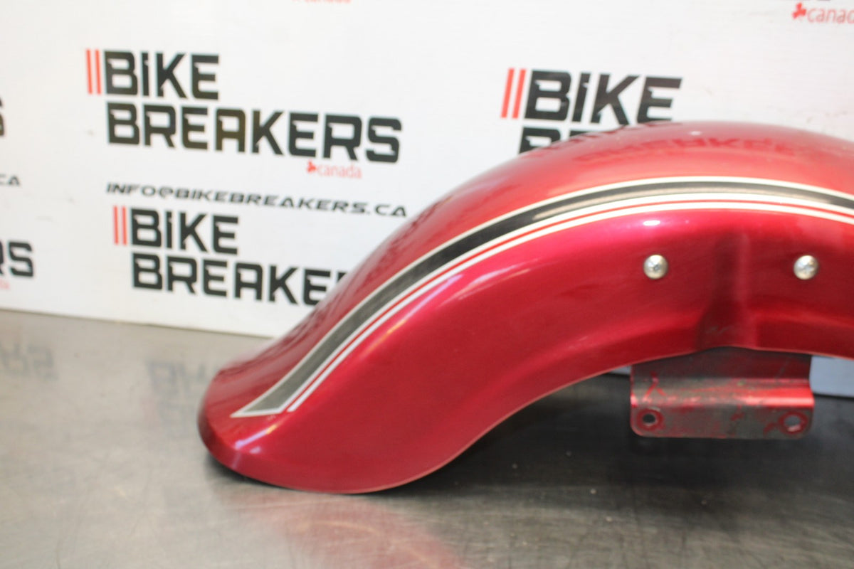 02 KAWASAKI VULCAN 800 VN800B CLASSIC FRONT WHEEL FENDER BB862