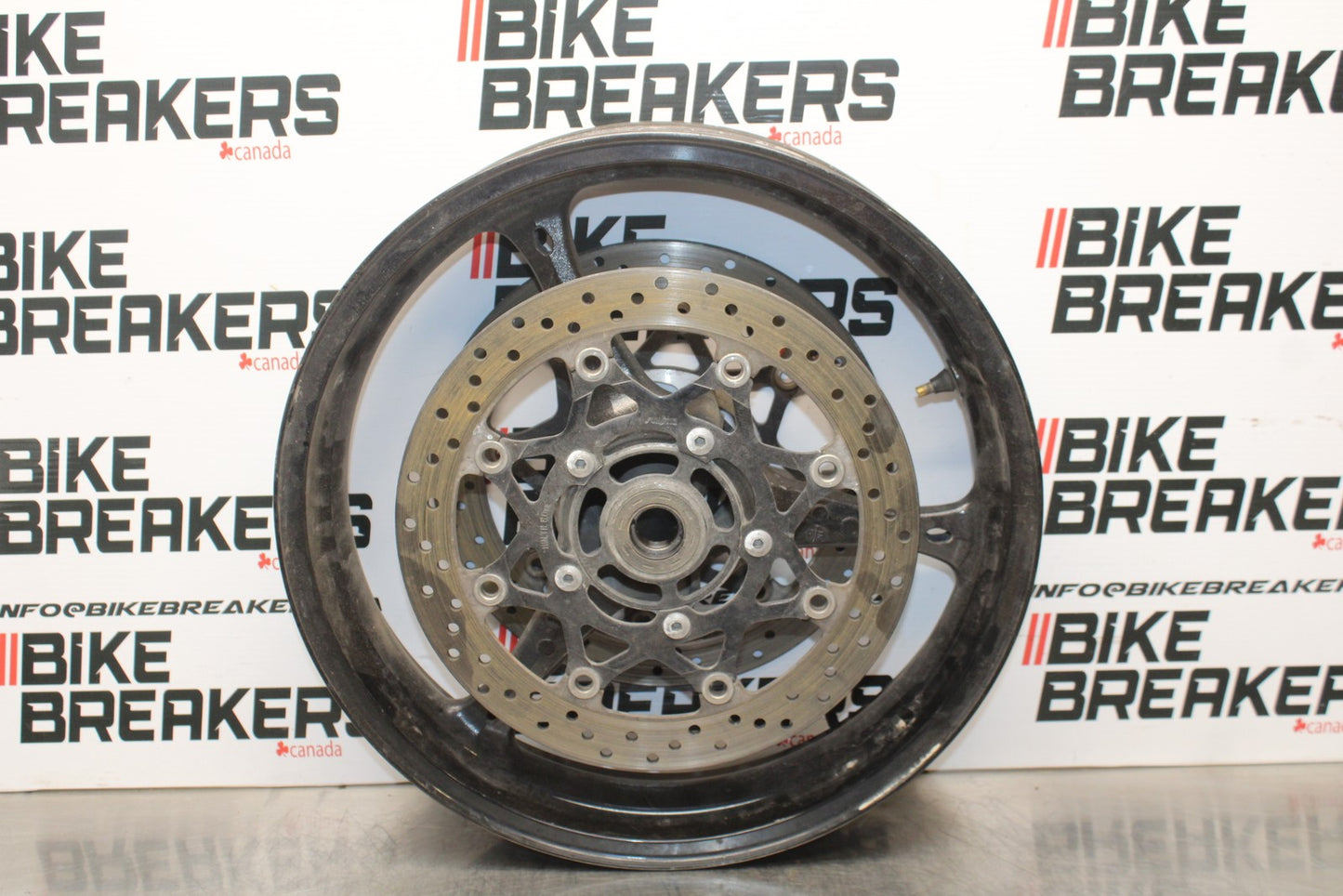 06-07 SUZUKI GSXR 600 FRONT WHEEL FRONT RIM & ROTORS BB170 