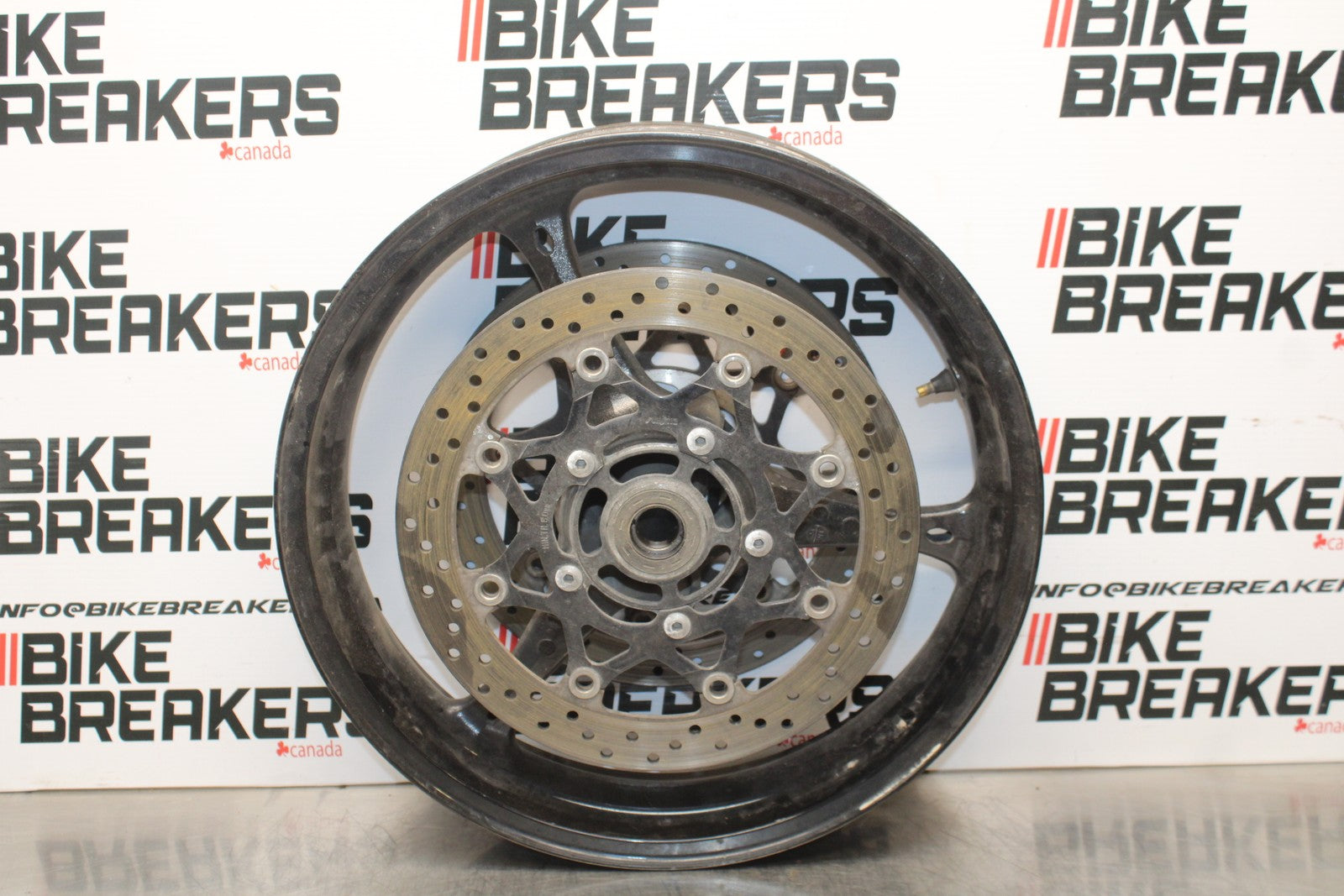 06-07 SUZUKI GSXR 600 FRONT WHEEL FRONT RIM & ROTORS BB170 