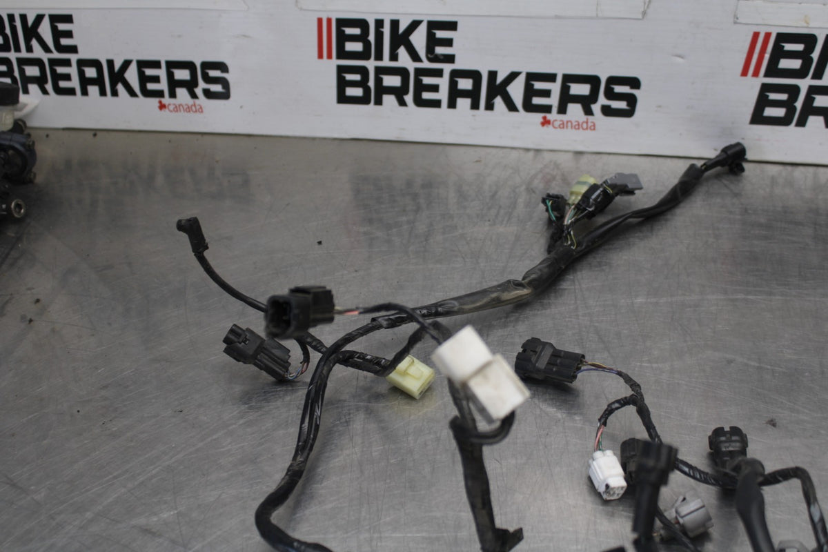 12 KAWASAKI NINJA 650 EX650E MAIN ENGINE WIRING HARNESS MOTOR WIRE LOOM BB926