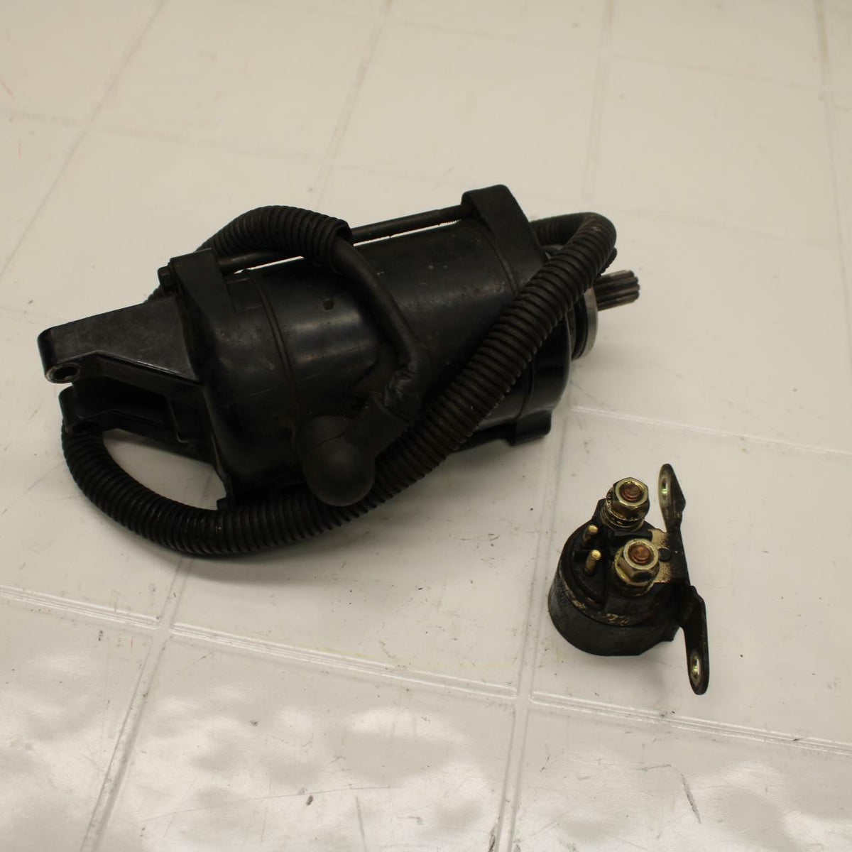 91-92 SUZUKI GSXR1100 GSXR 1100M ENGINE STARTING STARTER MOTOR -DC 12V BB03c