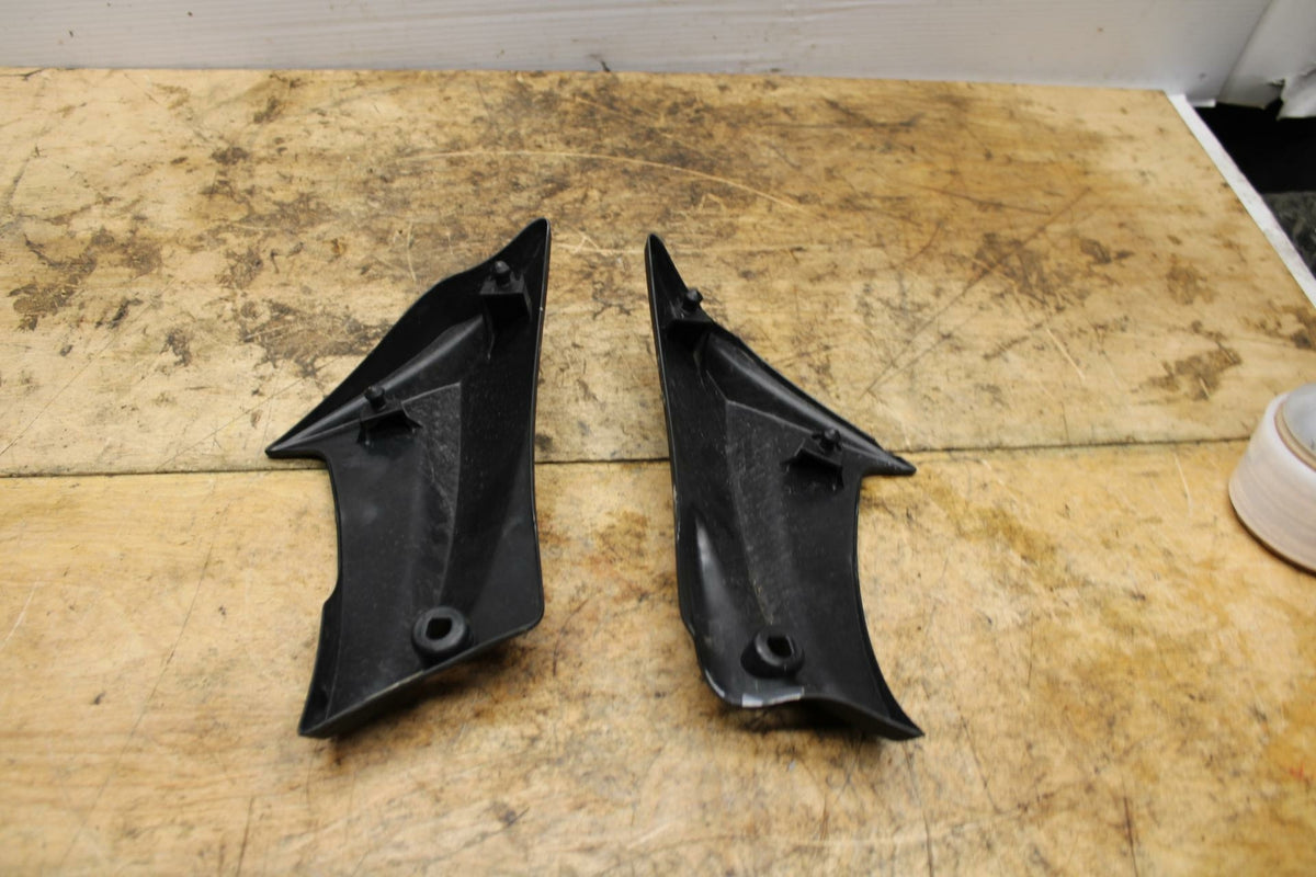 11-21 SUZUKI GSXR600 RIGHT LEFT FRAME MID SIDE COVERS COWLS PANELS TRIM BB346