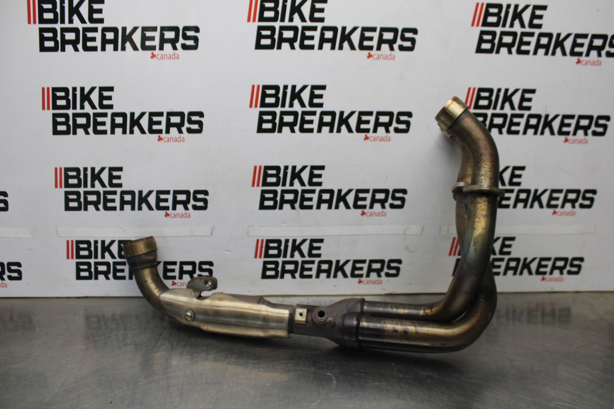 12 TRIUMPH STREET TRIPLE R EXHAUST HEADER PIPES MANIFOLD BB914